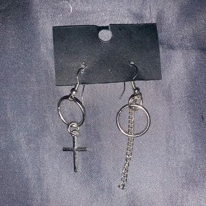 Cross earrings